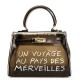Trendy Women's Beach Kelly Bag - PVC Transparent Letter Jelly Crossbody, Large Capacity Casual Birkin Top-Handle Bag