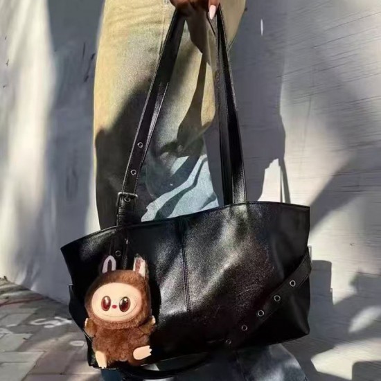 2025 New Trendy Versatile Belt Buckle Korean Niche Bag - Casual Handheld/Shoulder/Armpit Bag for Women