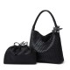 Niche Design Woven Bag - Large-Capacity Tote Bag, Casual Lazy-Style Shoulder/Armpit/Bucket Bag