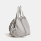 Minimalist Lightweight Casual Nylon Drawstring Bucket Bag - Large-Capacity Women's Backpack, Commuter Shoulder/Crossbody Bag