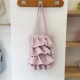 2025 New Unique Bucket Bag - Large-Capacity Women's Shoulder Bag, Niche Ruffled Texture Luxury Armpit Bag