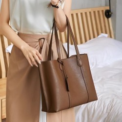2025 Popular Casual Shoulder/Armpit Bag - Minimalist Versatile Large-Capacity Commuter Tote Bag for Women
