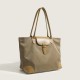 Large Capacity Elegant Casual Tote Bag - 2025 New Work Commute Top-Handle Bag, Nylon Texture Single Shoulder Bag for Women