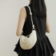 2025 New Niche Design Retro Crescent Dumpling Bag - Women's Single Crossbody Horn Bag, Luxury Saddle Bag