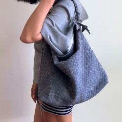 New Handmade Woven Bag for Women - Fashion Versatile Large Capacity Casual Tote, Top-Handle & Crossbody