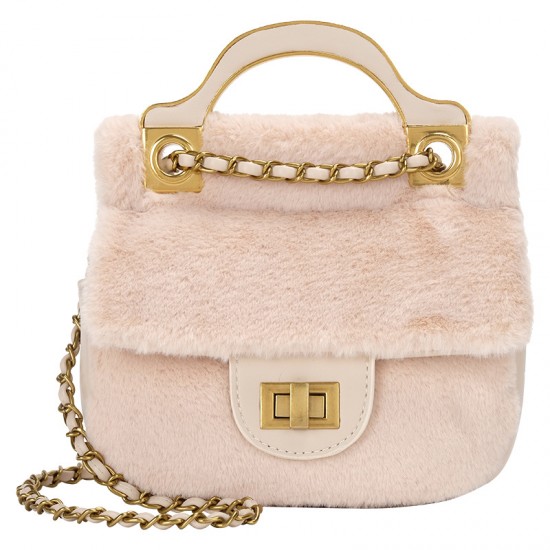 Furry Women's Bag - 2025 Autumn & Winter New Fashion Handheld/Shoulder Bag, Stylish Versatile Chain Crossbody Fur Bag