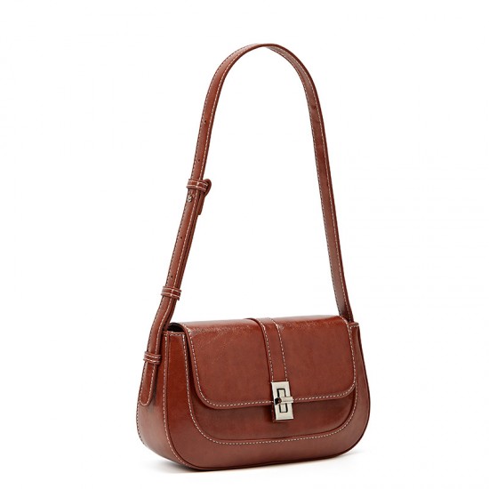 European & American Luxury Small Women's Bag - 2025 New Korean-Style Trendy Saddle Bag, Fashionable Crossbody Bag