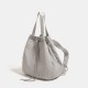 Minimalist Lightweight Casual Nylon Drawstring Bucket Bag - Large-Capacity Women's Backpack, Commuter Shoulder/Crossbody Bag