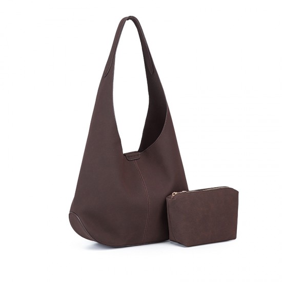 2025 Trendy Korean-Style Luxury Handbag - Versatile Large-Capacity Single Shoulder Bag with Wide Strap, Armpit/Bucket/Tote Bag