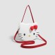 2025 New Cat-Shaped Shoulder Bag for Women - Cute Cartoon Hello Kitty Design, Large Capacity Bag for Teens