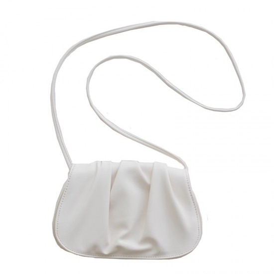 2025 New Trendy Wrinkle-Textured Cloud Armpit Bag - Versatile Commuter Minimalist Handheld/Shoulder/Crossbody Baguette Bag