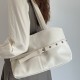 Korean-Style Casual Retro Large-Capacity Tote Bag - 2025 Autumn & Winter New Moto Bag, Minimalist Versatile Shoulder Bag