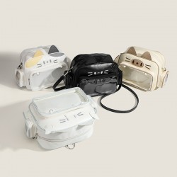 New Y2K Girly Ita Bag - Cute Mechanical Cat Print Bag, Fashion Casual Commuter Versatile Backpack for Women