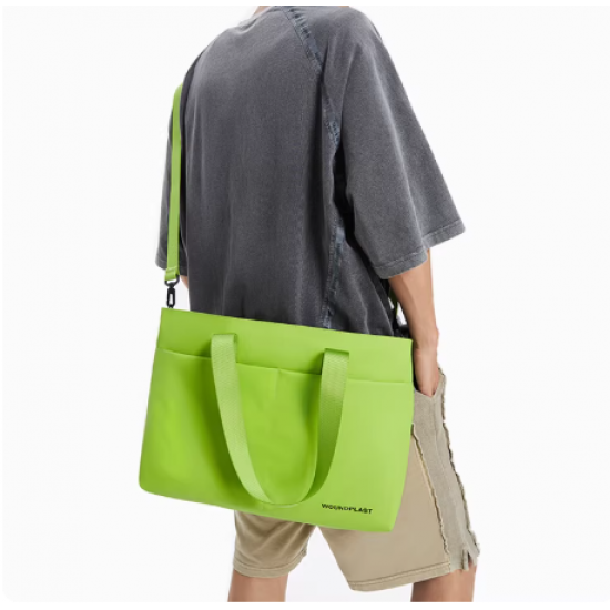 Women's tote bag, large capacity, versatile, single shoulder/crossbody, casual tote bag, new style, men's high-end niche commuter bag.