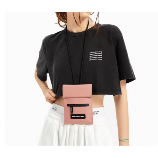 Mobile phone bag, women's crossbody mini square bag, portable, lightweight, trendy casual shoulder bag, men's waist bag.