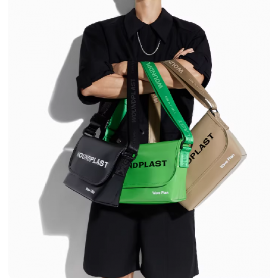 Men's Shoulder Bag/Crossbody Bag, Trendy Brand, Chest Bag, Commuting, High-End, Sporty, Casual, New Large Capacity Messenger Bag