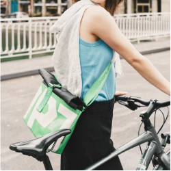 Crossbody bag for women, messenger bag, shoulder bag for men, large capacity, casual cycling style, trendy and unique high-quality commuter bag.