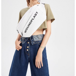 Dumpling-shaped crossbody bag for women, high-end style, large capacity, chest bag, commuter bag, student shoulder bag, sports casual waist bag.