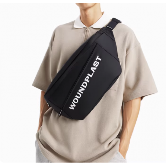 Dumpling-shaped crossbody bag for women, high-end style, large capacity, chest bag, commuter bag, student shoulder bag, sports casual waist bag.