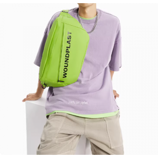 Dumpling-shaped crossbody bag for women, high-end style, large capacity, chest bag, commuter bag, student shoulder bag, sports casual waist bag.