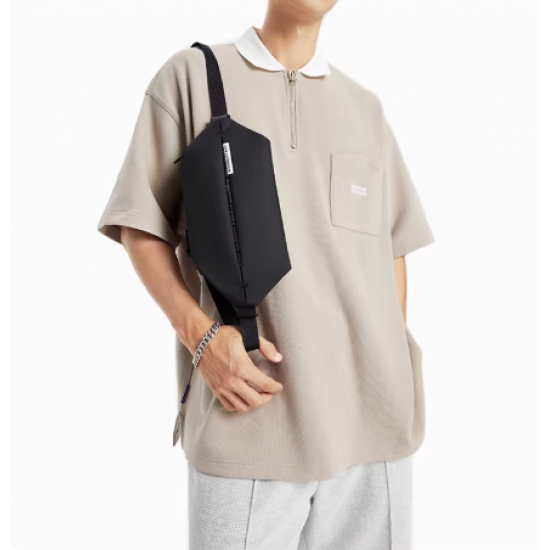 Portable Crossbody Bag for Women, New Style, Dumpling Bag, Casual Commuter Chest Bag, Men's Sports Cycling Trendy Waist Bag